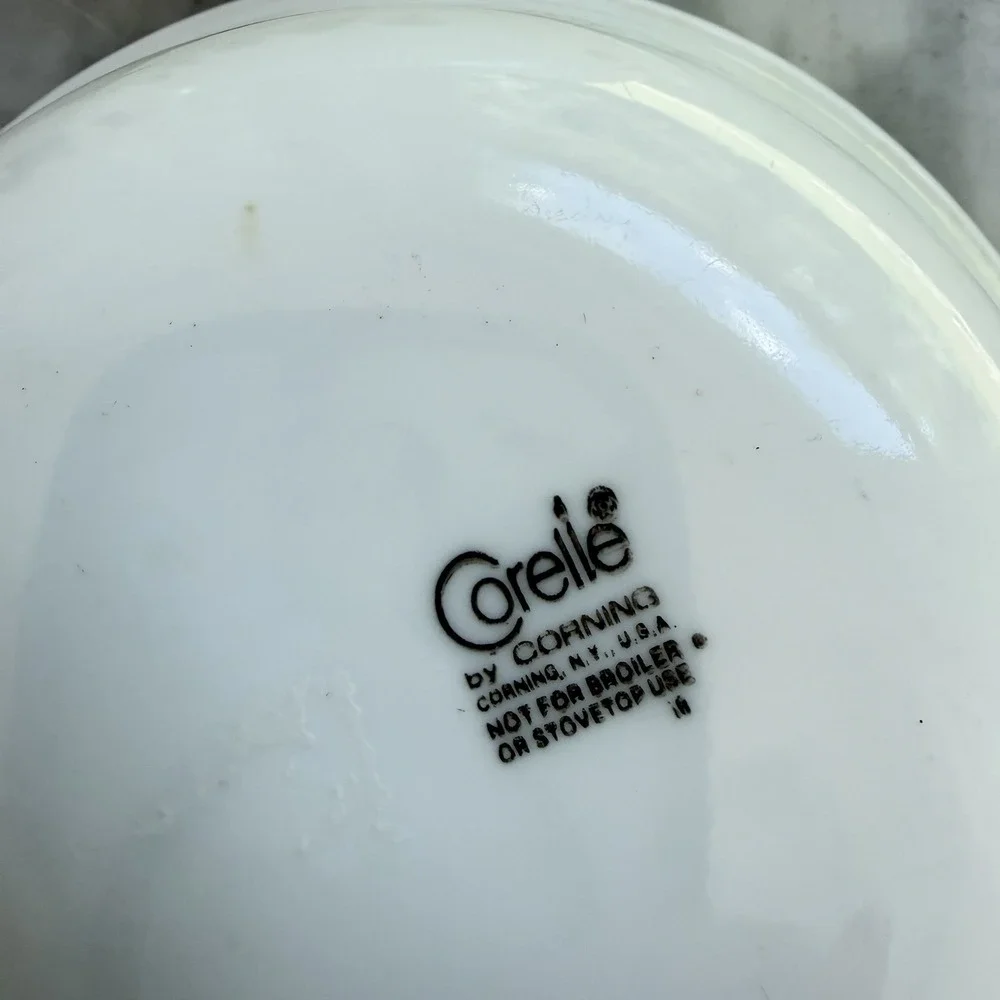 Vintage 70s Lot (4) Corelle Corning Old Town Blue Onion Cereal Soup Bowls 6.25